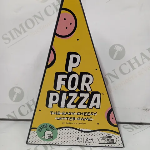 BIG POTATO GAMES P FOR PIZZA THE EASY CHEESY LETTER GAME