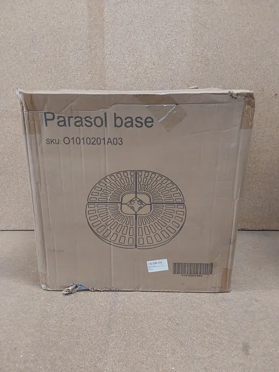 BOXED PARASOL BASE - BLACK