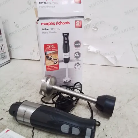 BOXED MORPHY RICHARDS TOTAL CONTROL HAND BLENDER