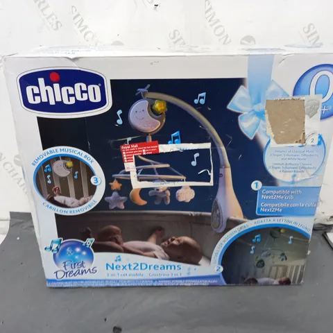 BOXED CHICCO NEXT2DREAMS COT MOBILE