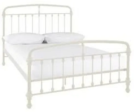 BOXED MEADOW 4' SMALL BED FRAME IVORY (2 BOXES)