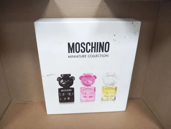 BOXED MOSCHINO MINIATURE COLLECTION 