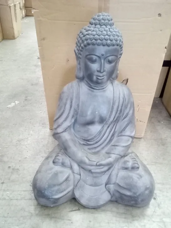 BOXED LARGE SITTING BUDHA FIGURE