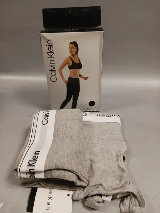 BOXED CALVIN KLEIN GYMWEAR IN GREY - S