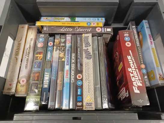 BOX OF APPROX 14 ASSORTED DVD'S TO INCLUDE - FAST & FURIOUS 7 MOVIE - THE SUPER MARIO BROS MOVIE - SPECIES COLLECTION ECT