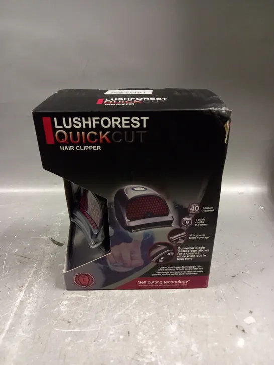 BOXED SEALED LUSHFOREST QUICKCUT HAIR CLIPPER 