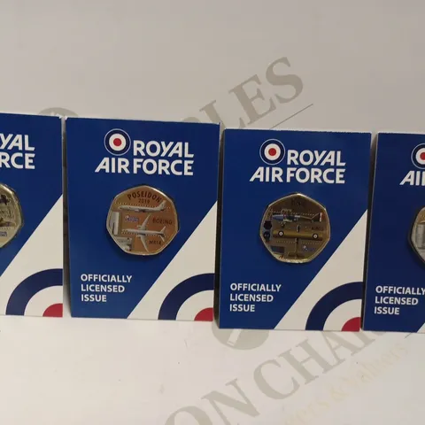 SET OF ROYAL AIR FORCE COLLECTABLE 50P COINS