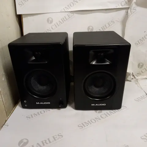 M-AUDIO BX4 - 120-WATT POWERED DESKTOP COMPUTER SPEAKERS