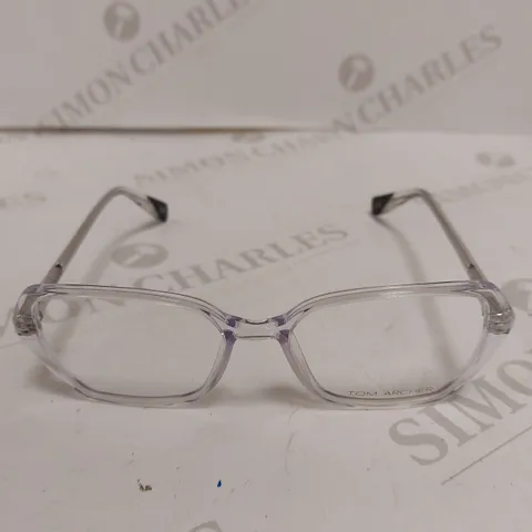 TOM ARCHER CALDWELL 4 CRYSTAL CLEAR BUTTERFLY STYLE WOMENS EYEGLASSES 