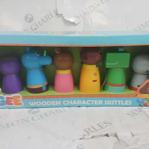 HEY DOGGIE WOODEN SLITTLES CHARACTERS 