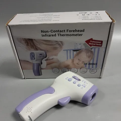BOXED DT-8806S NON-CONTACT FOREHEAD INFRARED THERMOMETER 