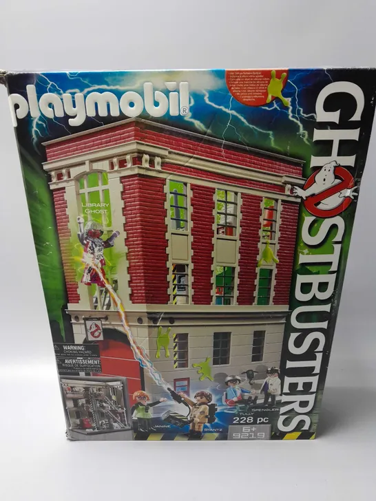 BOXED SEALED PLAYMOBIL GHOSTBUSTER SET - 9219 