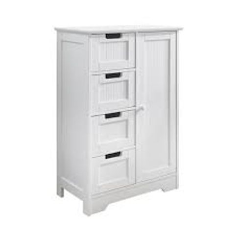 BOXED STORAGE CABINET WITH 4 DRAWERS (1 BOX)