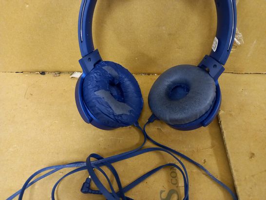 SONY STEREO HEADPHONES - BLUE