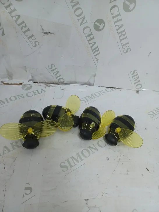 DECORATIVE BEE SOLAR STAKE LIGHTS 