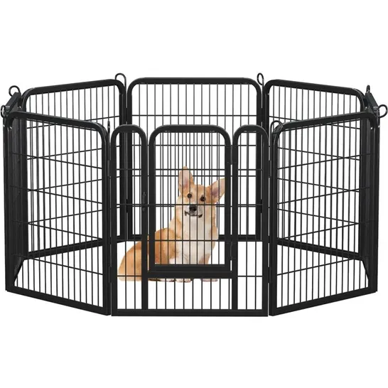 BOXED 80cm POMONA DOG PEN - SET OF 8 (1 BOX)