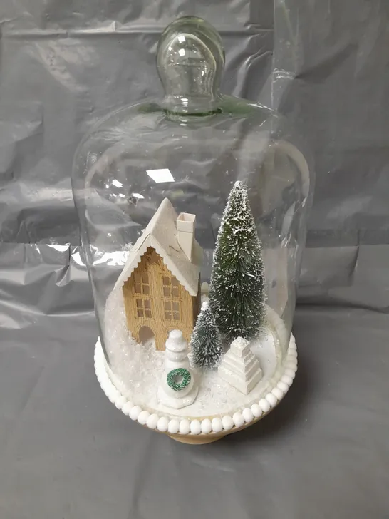 WINTER SCENE CLOCHE - COLLECTION ONLY  RRP £35