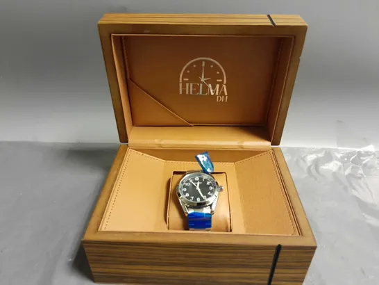 MENS HELMHA DH WATCH –  STAINLESS STEEL STRAP – 3ATM WATER RESISTANT