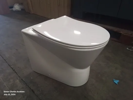 DESIGNER CERAMIC TOILET WITH SOFT CLOSE SEAT 