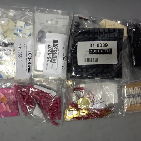 BOX OF APPROXIMATELY 15 ASSORTED ITEMS TO INCLUDE UNCASED TRANSDUCERS, ETC - COLLECTION ONLY