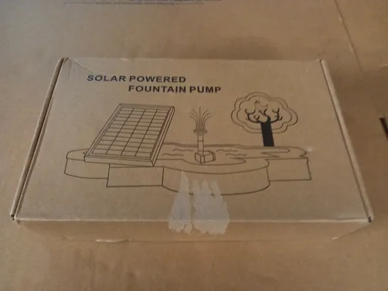 BOXED SOLAR POWERED FOUNTAIN PUMP