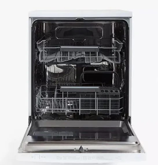 JOHN LEWIS FREESTANDING FULL SIZE DISHWASHER WHITE Model JLDWW1327 RRP £400