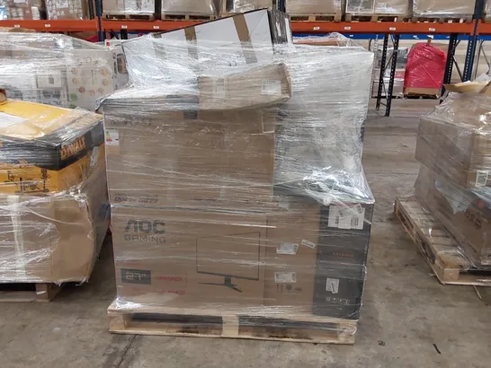 PALLET OF APPROXIMATELY 21 UNPROCESSED RAW RETURN MONITORS TO INCLUDE;