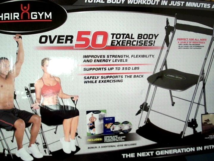 Lot 9724 CHAIR GYM TOTAL BODY EXERCISE SYSTEM WITH