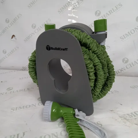 BUILDCRAFT EXPANDABLE HOSE WITH HOSE HOLDER AND NOZZLE