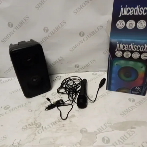 JUICE DISCO XL WIRELESS SPEAKER WITH MICROPHONE