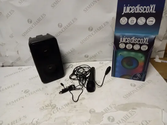 JUICE DISCO XL WIRELESS SPEAKER WITH MICROPHONE