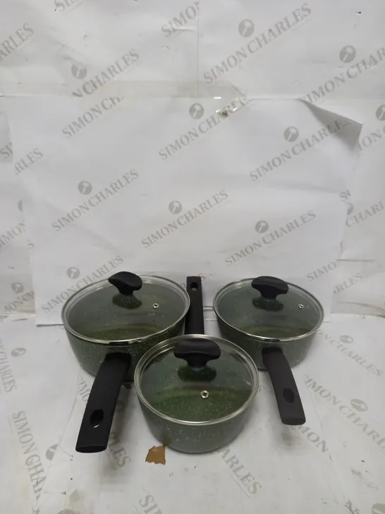 PRESTIGE ECO ALUMINIUM COOKWARE SET, NON STICK SAUCEPAN SET WITH LIDS