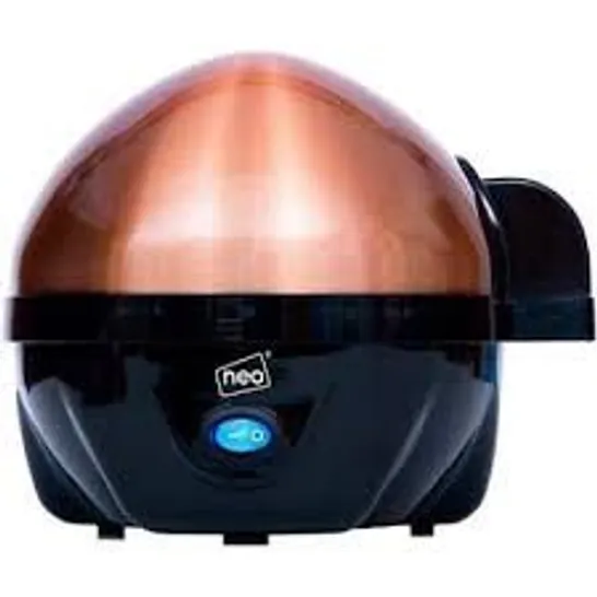 BOXED NEO STAINLESS STEEL ELECTRIC EGG BOILER POACHER AND STEAMER (1 BOX)