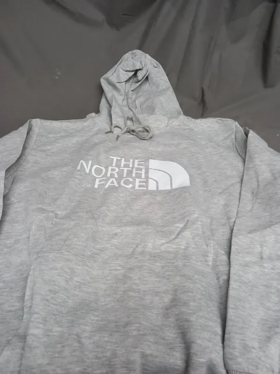 THE NORTH FACE LIGHT GREY HOODIE - LARGE