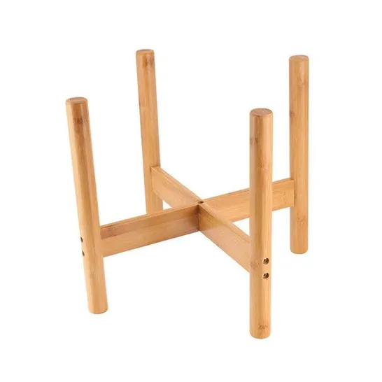 BOXED KEATON FREE FORM NESTING RUBBER WOOD PLANT STAND (1 BOX)