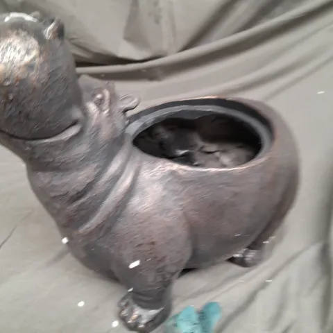 MY GARDEN STORIES HIPPO PLANTER