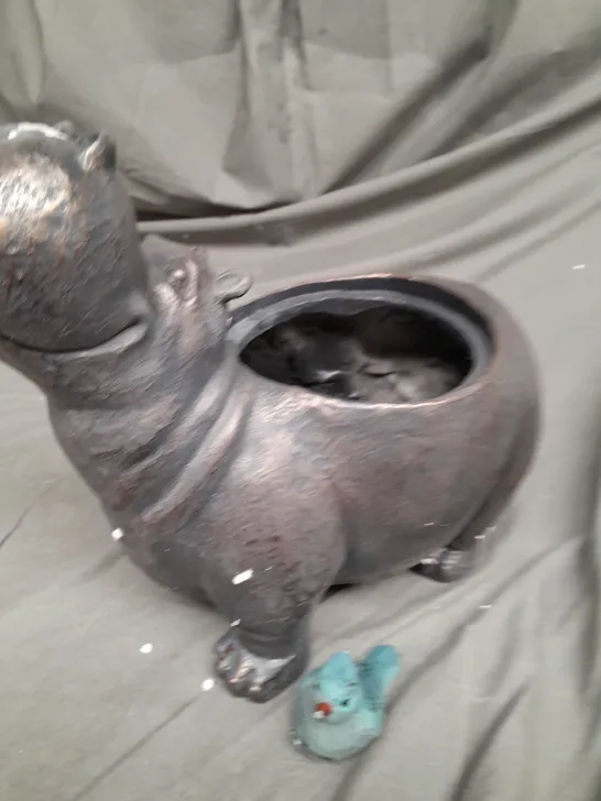 MY GARDEN STORIES HIPPO PLANTER