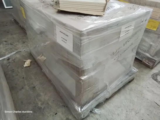 PALLET OF 40 × 5 BRAND NEW JOHNSONS MARBLE SATIN WHITE TILES EACH 597 × 297 × 10mm