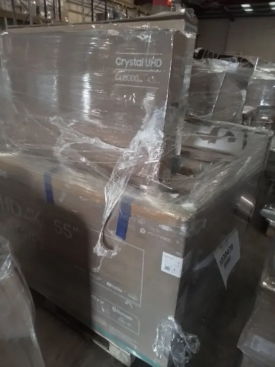 PALLET OF APPROXIMATELY 11 UNPROCESSED RAW RETURN TELEVISIONS TO INCLUDE;