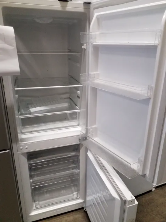 FRIDGEMASTER 50cm FREESTANDING 60/40 FRIDGE FREEZER IN WHITE MC50175A - UNPROCESSED RAW RETURN