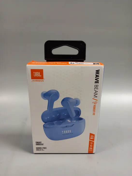 BOXED SEALED JBL WAVE BEAM WIRELESS EARPHONES 