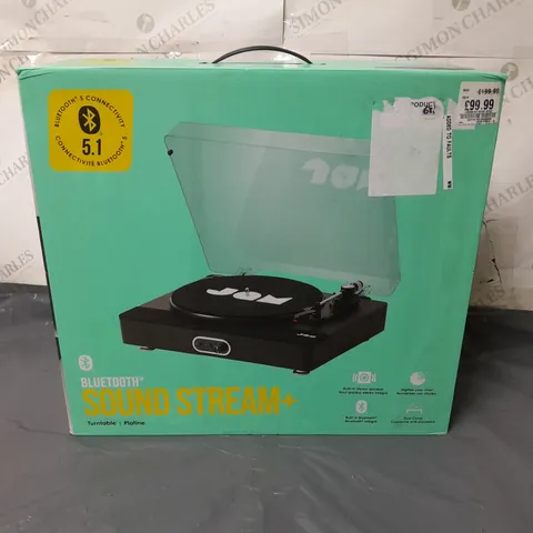 BOXED JAM BLUETOOTH SOUND STREAM+ TURNTABLE