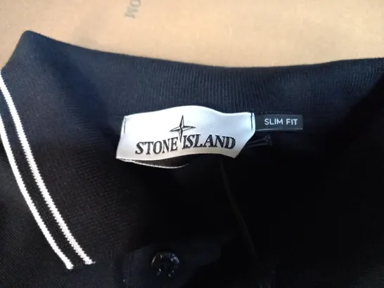 STONE ISLAND LONG SLEEVED POLO SHIRT - SIZE 3XL SLIM FIT