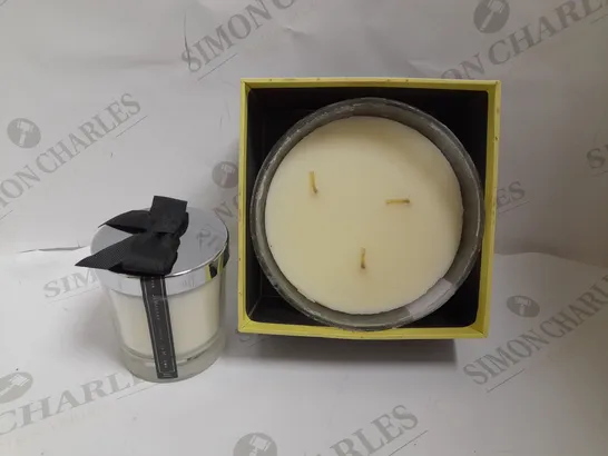 TWO JO MALONE SCENTED CANDLES