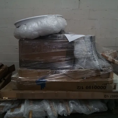 PALLET OF ASSORTED TABLE PARTS