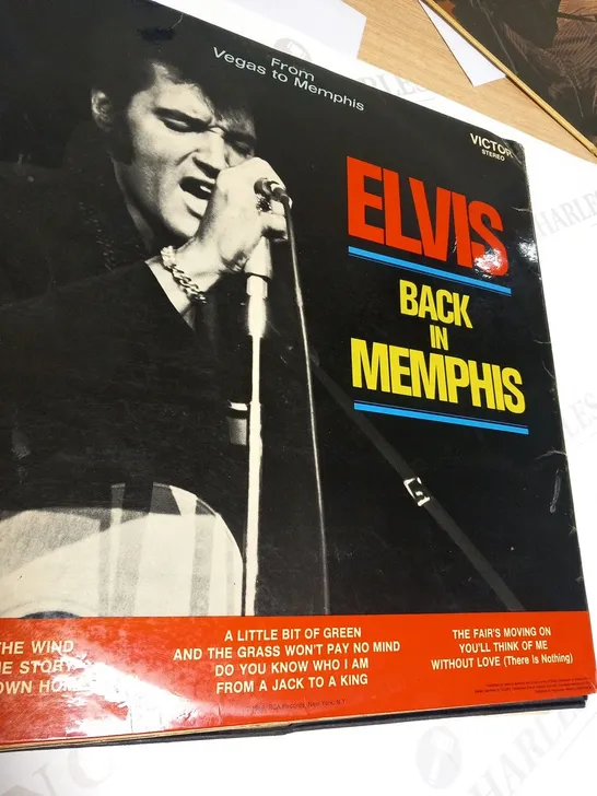 5 ASSORTED ELVIS VINYL RECORDS TO INCLUDE; ROCK N ROLL NO.2, BACK IN MEMPHIS,WORLD WIDE 50 GOLD AWARD HITS, VOL. 1, G.I. BLUES AND MAXI 45 TOURS