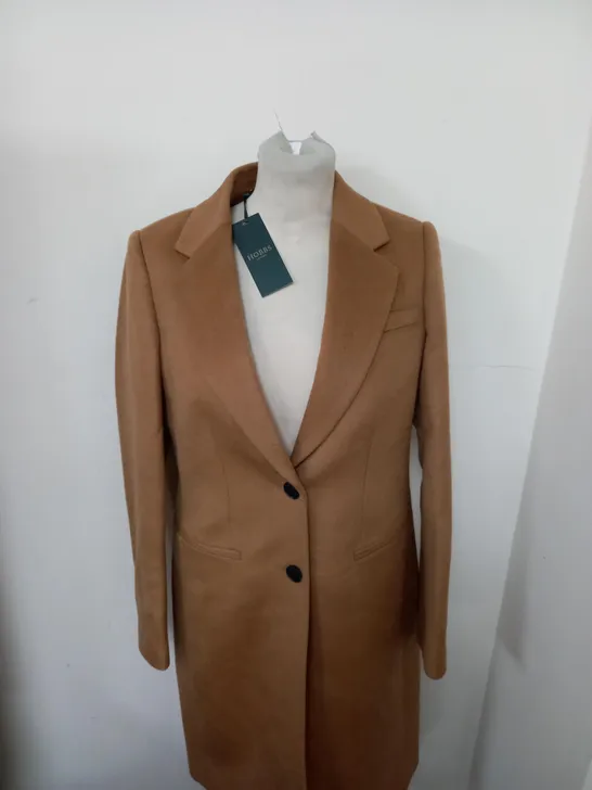 HOBBS TILDA LONGLINE WOOL COAT SIZE 8