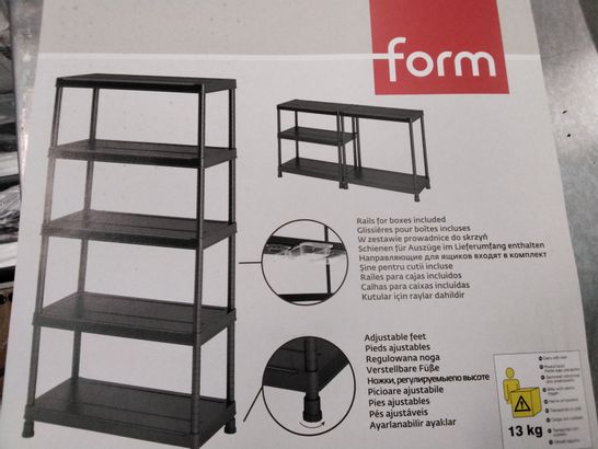 BOXED FORM SHELVING UNIT