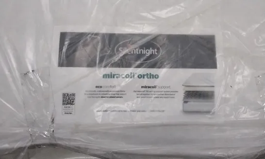 QUALITY BAGGED SILENTNIGHT MIRACOIL ORTHO 4'6" MATTRESS