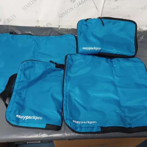 EASYPACK PRO SET OF 4 PACKING CUBES BLUE